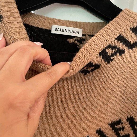 Balenciaga Tan Sweater - Picture 2 of 3